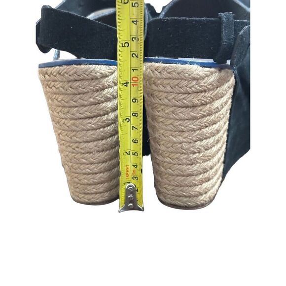 Criss Cross Wedge Espadrille in Black See By Chloe Size 37 - Picture 6 of 8
